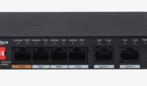 PFS3006-4ET-60 6-Port 10/100Mbps Unmanaged Desktop Switch with 4 PoE Ports
