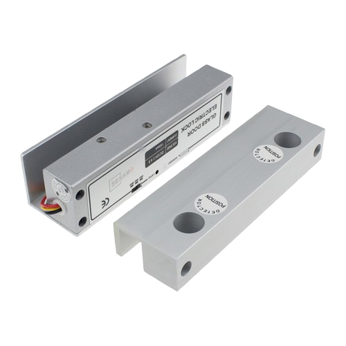 electric glass door lock