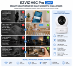EZVIZ H6C Pro 3MP Smart Wi-Fi Indoor Security Camera with Color Night Vision & Auto Tracking - Image 4