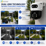 EZVIZ H9C Dual Lens 2K Outdoor Smart Wi-Fi Security Camera with 360° Coverage, Auto Tracking & Color Night Vision - Image 4