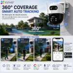 EZVIZ H9C Dual Lens 2K Outdoor Smart Wi-Fi Security Camera with 360° Coverage, Auto Tracking & Color Night Vision - Image 2