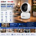 Dahua Hero H3 3MP Smart Wi-Fi Indoor Security Camera with AI Human Detection & Two-Way Audio - Image 2