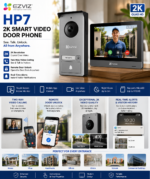 EZVIZ HP7 2K Smart Video Door Phone with Touch Monitor, Remote Access & Two-Way Video Calling - Image 4