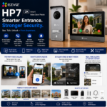 EZVIZ HP7 2K Smart Video Door Phone with Touch Monitor, Remote Access & Two-Way Video Calling