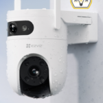EZVIZ H9C Dual Lens 2K Outdoor Smart Wi-Fi Security Camera with 360° Coverage, Auto Tracking & Color Night Vision