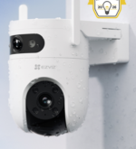 EZVIZ H9C Dual Lens 2K Outdoor Smart Wi-Fi Security Camera with 360° Coverage, Auto Tracking & Color Night Vision