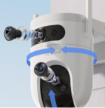 EZVIZ H9C Dual Lens 2K Outdoor Smart Wi-Fi Security Camera with 360° Coverage, Auto Tracking & Color Night Vision - Image 2