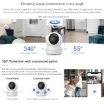 EZVIZ H6C Pro 3MP Smart Wi-Fi Indoor Security Camera with Color Night Vision & Auto Tracking - Image 6