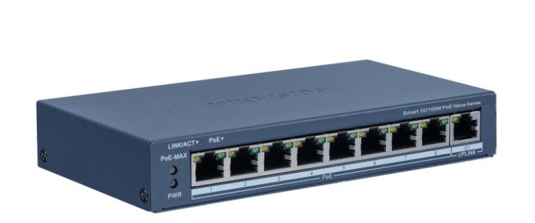 Hikvision 8-Port Smart Managed PoE Ethernet Switch (DS-3E1309P-EI/M)