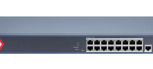 Hikvision 16-Port Gigabit Smart Managed PoE Ethernet Switch (DS-3E1518P-EI/M)
