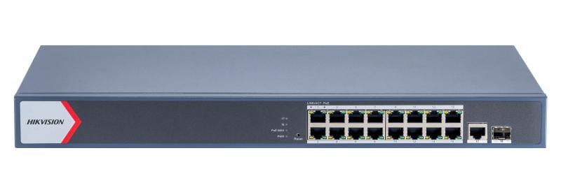 Hikvision 16-Port Gigabit Smart Managed PoE Ethernet Switch (DS-3E1518P-EI/M)