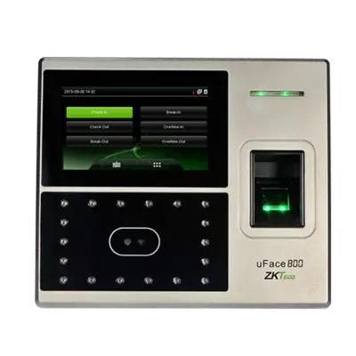 ZKTeco uFace800 Multi-Biometric Time Attendance & Access Control Terminal
