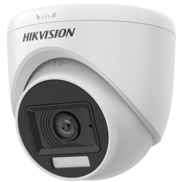 Hikvision 3K Smart Hybrid Light Audio Fixed Turret Camera (DS-2CE76K0T-LPFS)