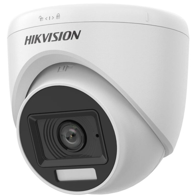 Hikvision 3K Smart Hybrid Light Audio Fixed Turret Camera (DS-2CE76K0T-LPFS)